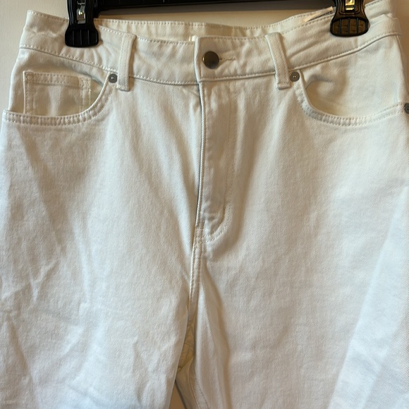 H&M White High-waisted Jeans - Picture 2 of 6